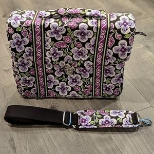 *SOLD*Vera Bradley Plum Petals Briefcase